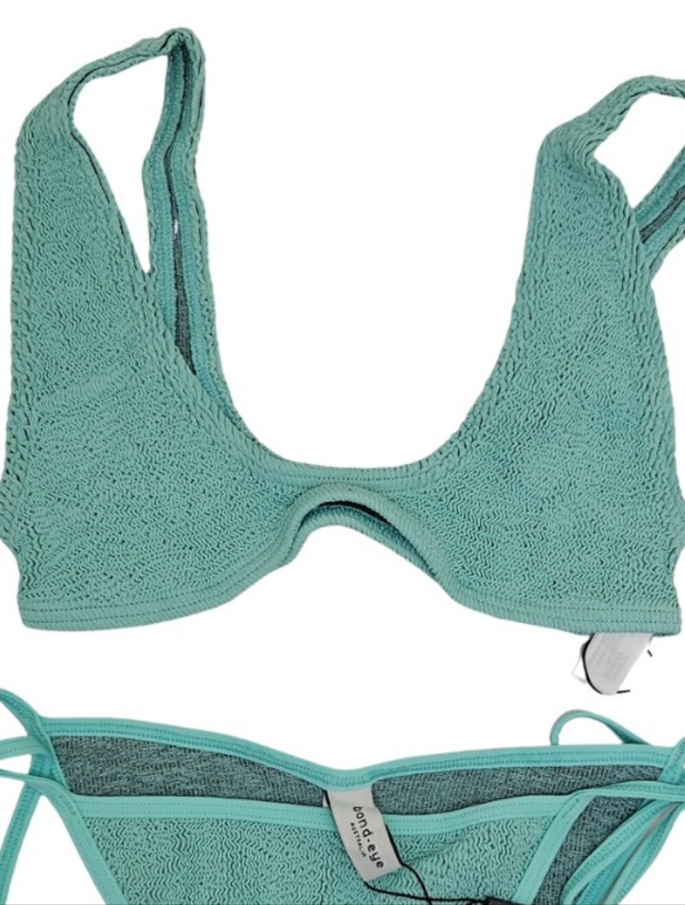 Bond-Eye Bikini Top Scout Crop Jelly Mint One Size NWT